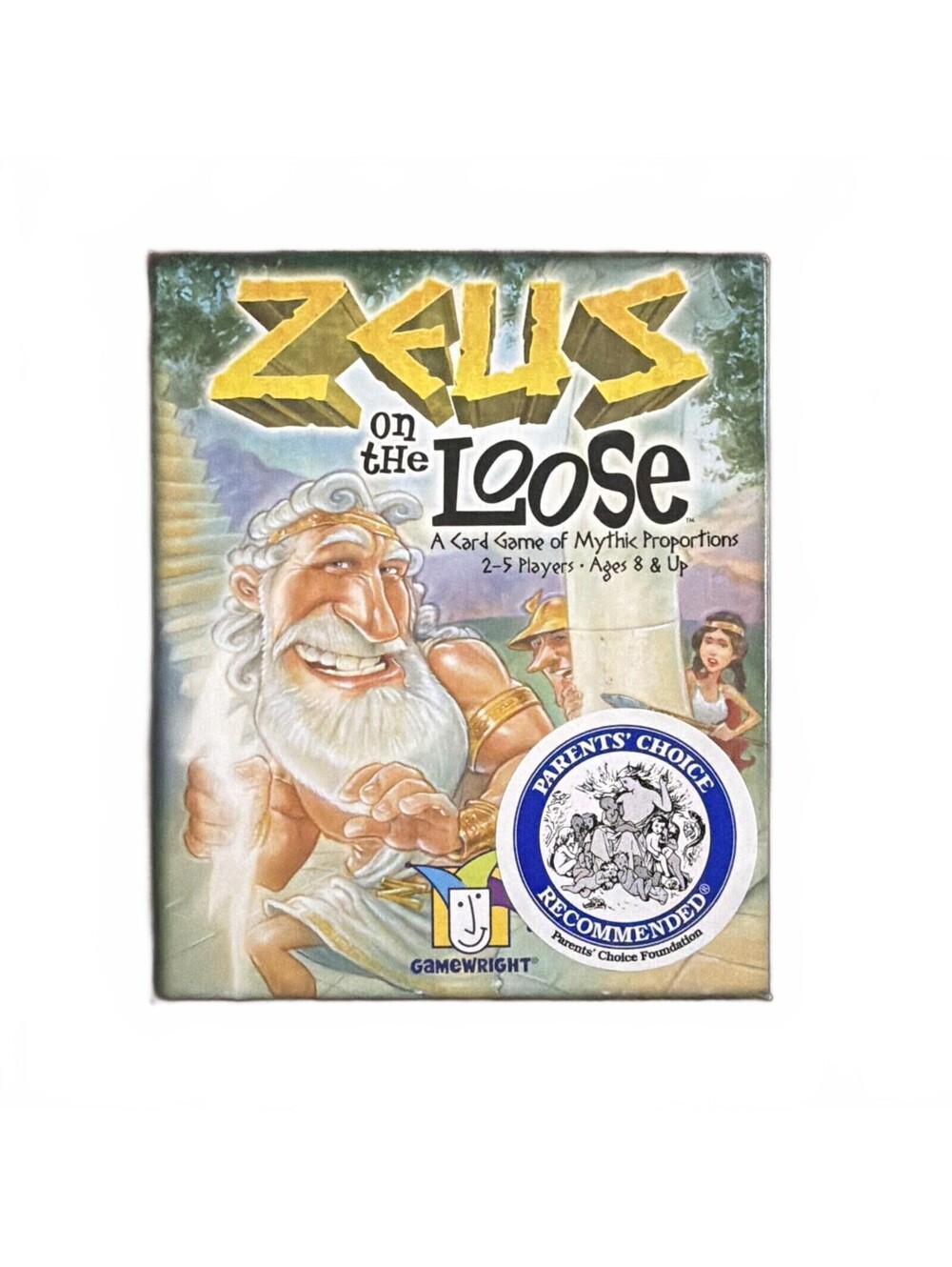 Zeus On The Loose Card Game Of Mythic Proportions Gamewright COMPLETE Greek Gods